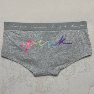 VS PINK Logo Band Boyshort Panty